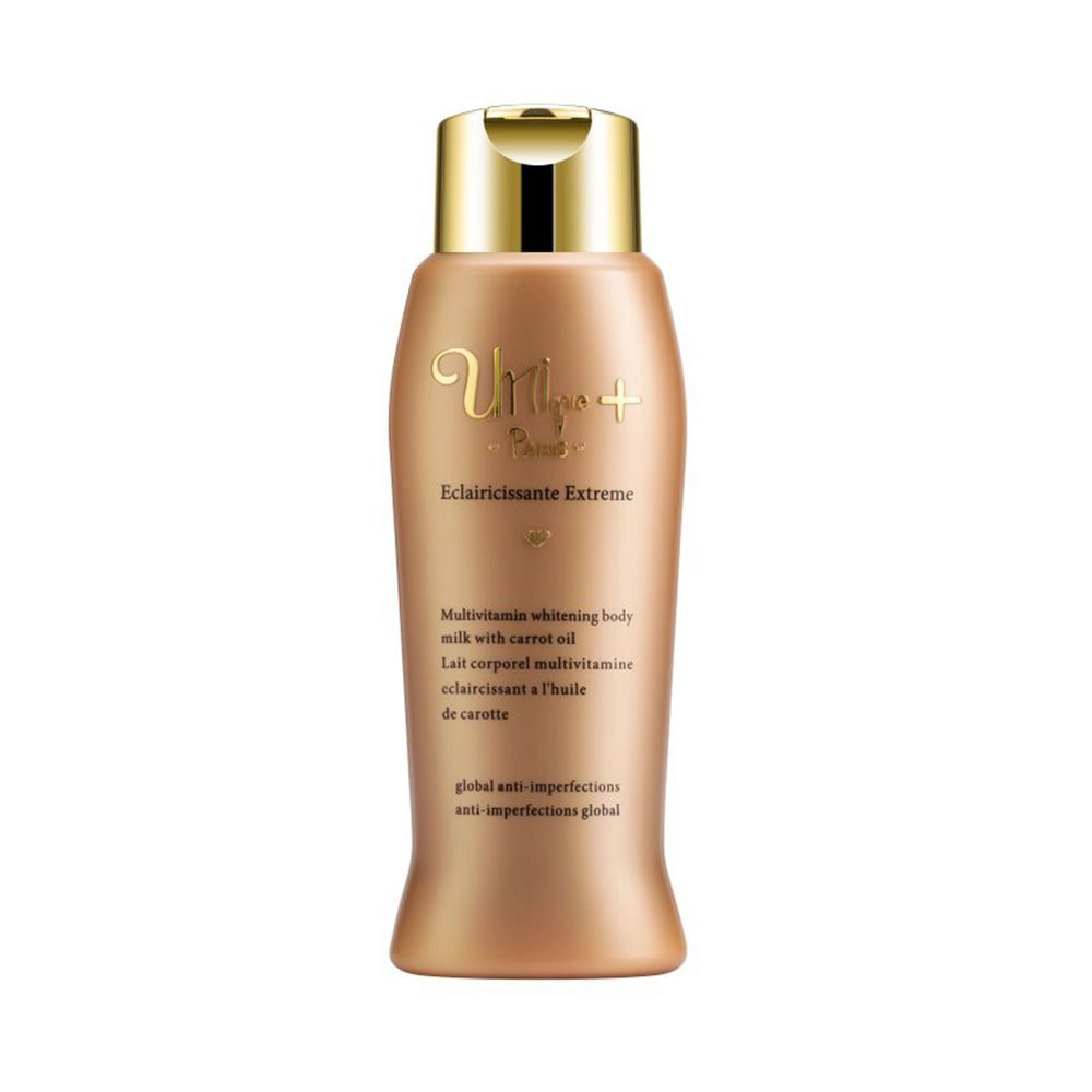 UNIQUE+ PARIS MULTIVITAMIN WHITENING BODY MILK WITH CARROT OIL - Beauty Fine