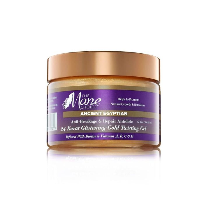 The Mane Choice Ancient Egyptian 24 Karat Gold Twisting Gel - Beauty Fine