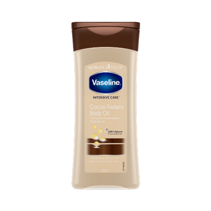 Vaseline Intensive Care Cocoa Radiant Body Gel Oil 200ml - Beauty Fine