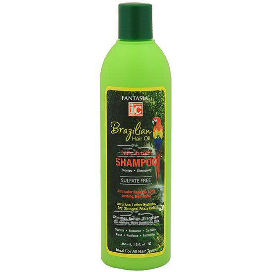 Fantasia IC Brazilian Hair Oil Daily Keratin Shampoo 12 Oz - Beauty Fine