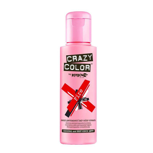 Crazy Color Semi Permanent, Fire 56, 100 ml - Beauty Fine