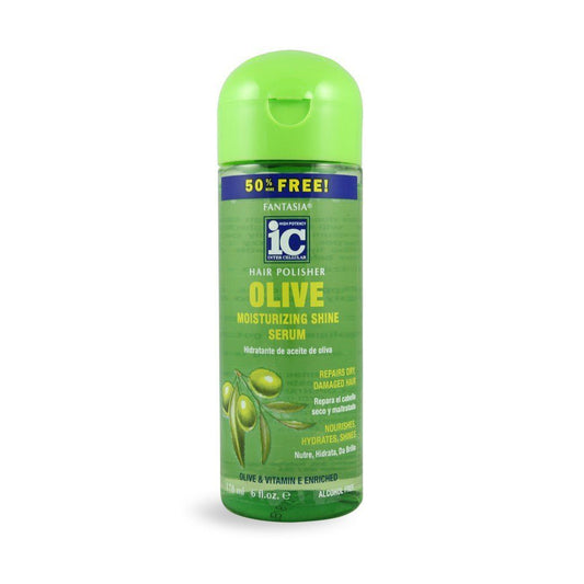 Fantasia IC Hair Polisher with Olive Oil Moisturizing Shine Serum, - Beauty Fine