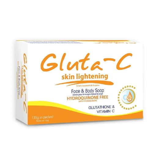 Gluta-c skin lightening face and body soap 135g - Beauty Fine