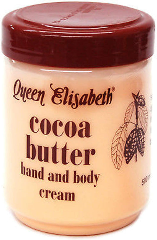 Queen Elisabeth Crème enrichie au beurre de cacao pour les mains et le corps 500 ml - Beauty Fine