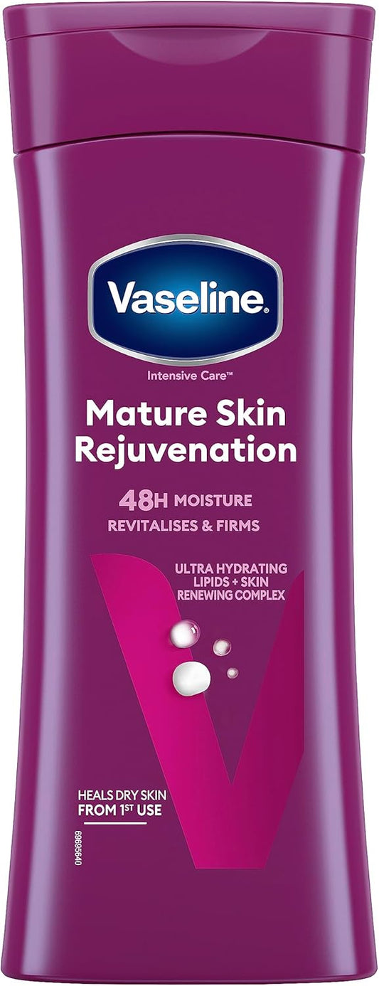 Vaseline Intensive Care Mature Skin Rejuvenation Body Lotion heals and balances skin dryness for maturing dry skin 400 ml - Beauty Fine