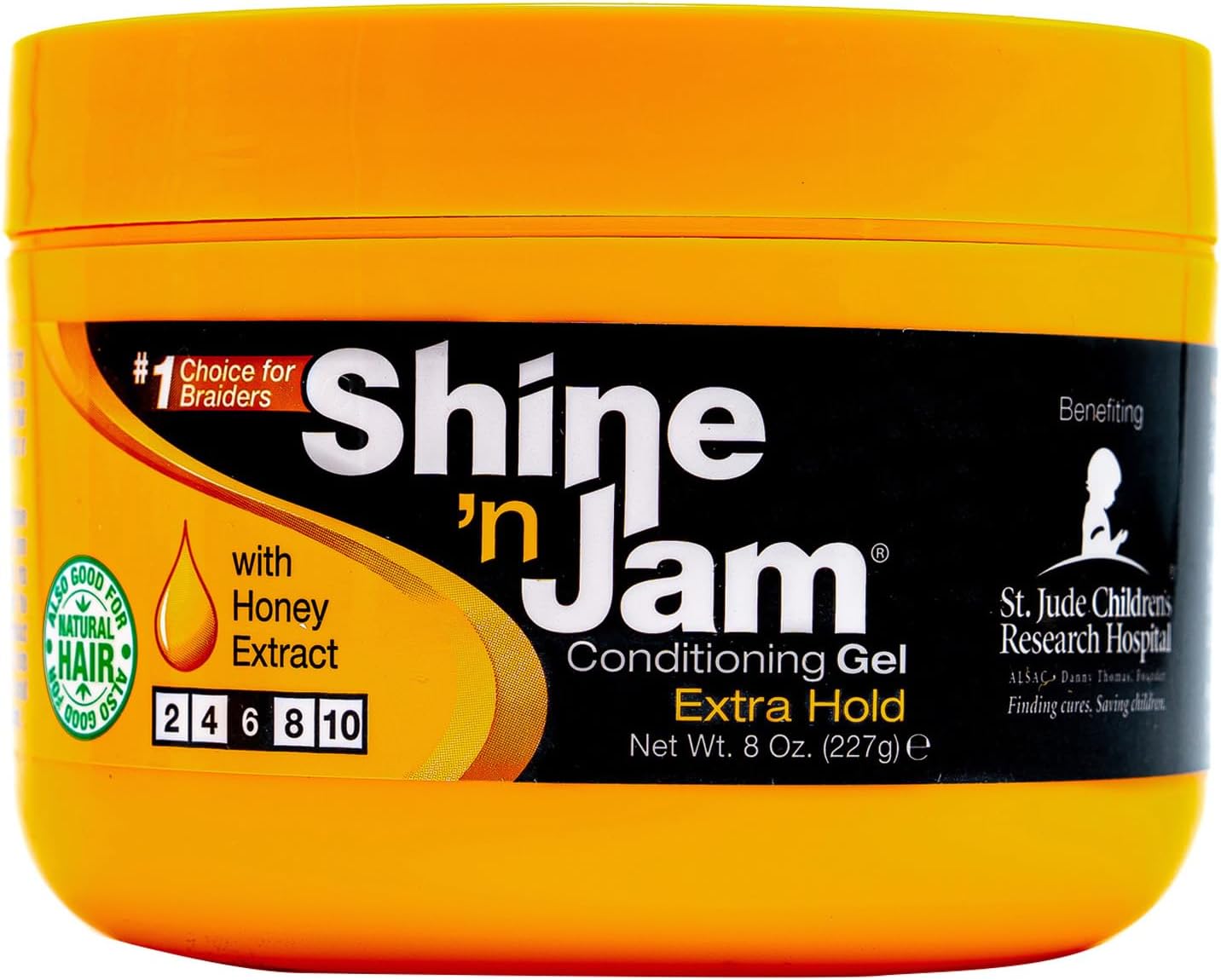 Ampro Shine-n-Jam Maximum Hold - Infused with Honey Extract to Strengthen Hair - Beauty Fine