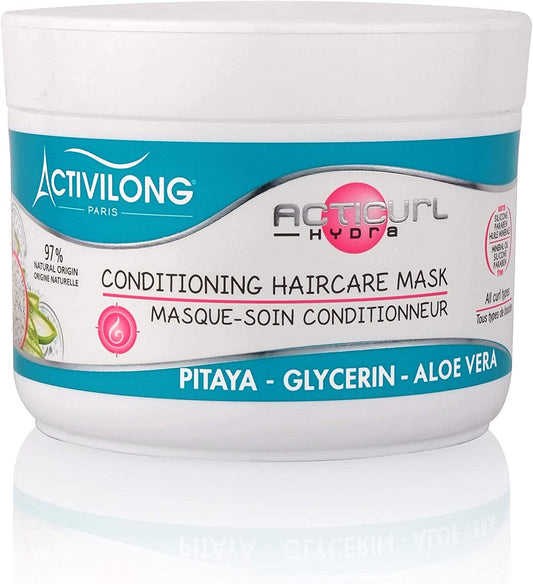 Activilong Acticurl Hydra Conditioning Hair Care Mask Dragonfruit Pitaya Glycerin Aloe Vera 200 ml - Beauty Fine