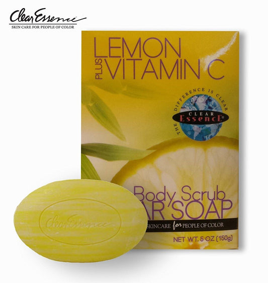Clear Essence Lemon Plus Vitamin C Body Scrub Soap 150g - Beauty Fine