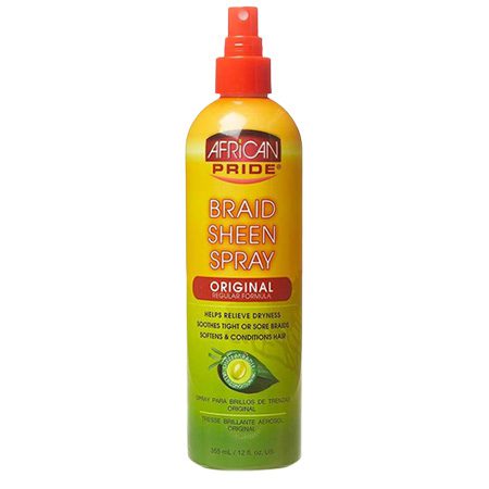 African Pride Braid Sheen Spray Original 355ml - Beauty Fine
