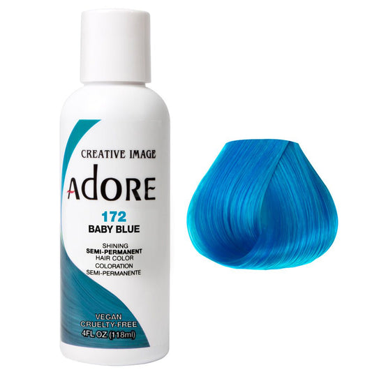 Adore Semi Permanent Color Baby Blue #172 - Beauty Fine