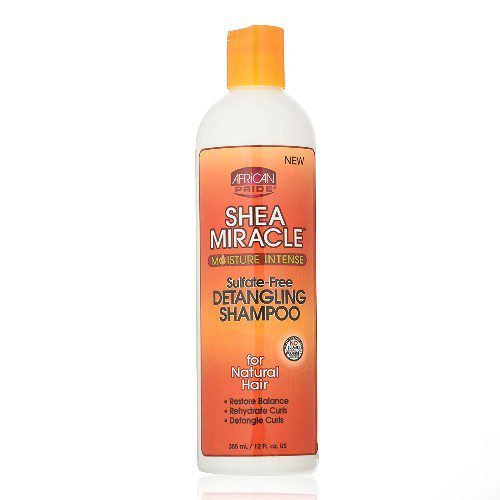 African Pride Shea Butter Miracle Detangling Shampoo, 12 Ounce - Beauty Fine