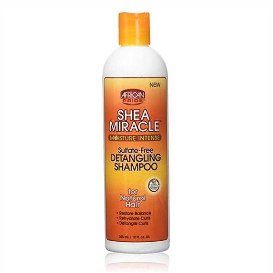 African Pride Shea Butter Miracle Detangling Shampoo 12 Oz - Beauty Fine