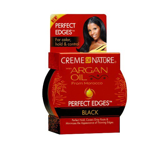Creme Of Nature Argan Oil Perfect Edges Edge Control Gel Black 63.7g - Beauty Fine