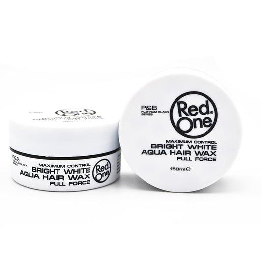 RedOne Bright White Aqua Hair Wax Full Force 150ml - Beauty Fine