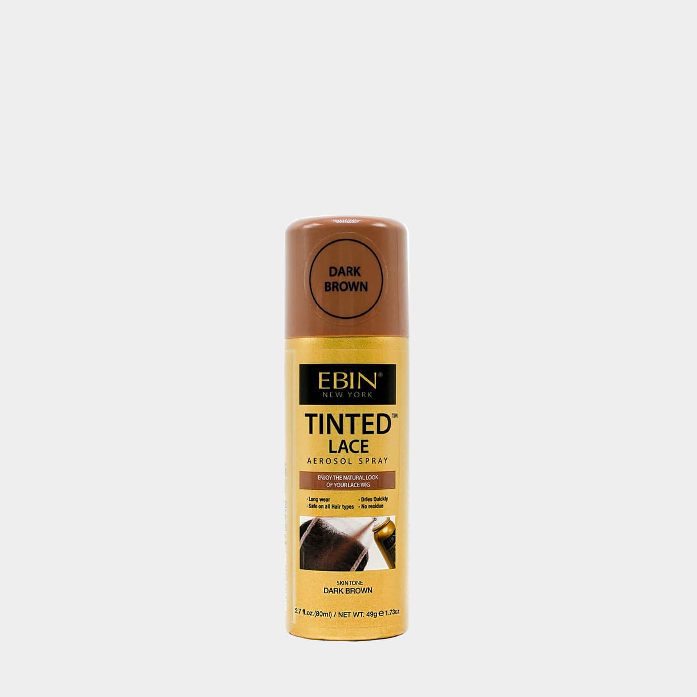 EBIN Tinted Lace - Dark brown 80 ml - Beauty Fine