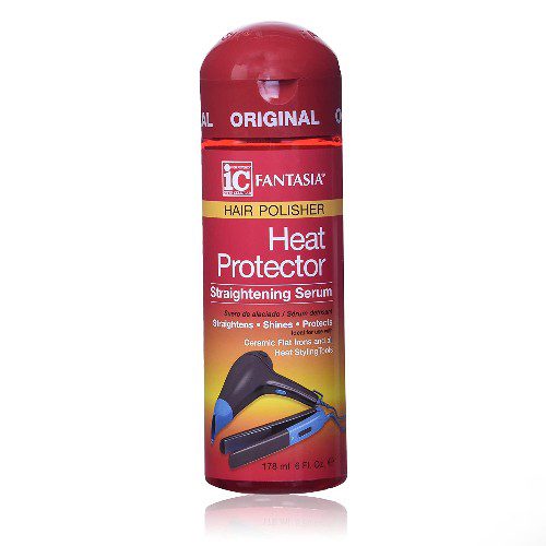 Fantasia IC Hair Polisher Heat Protector Straightening Serum 6.0 Fl Oz - Beauty Fine