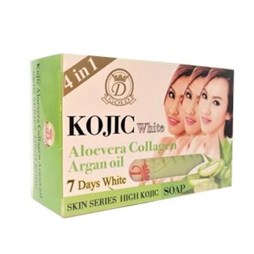 KOJIC WHITE ALOEVERA COLLAGEN ARGAN OIL SOAP - Beauty Fine