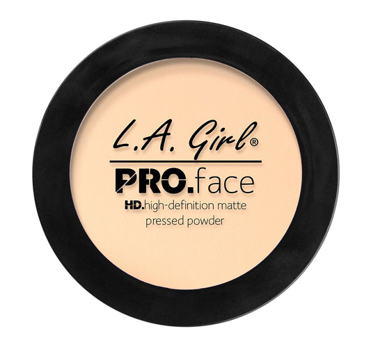 LA Girl Pro Face HD Matte Pressed Powder Creamy Natural - Beauty Fine