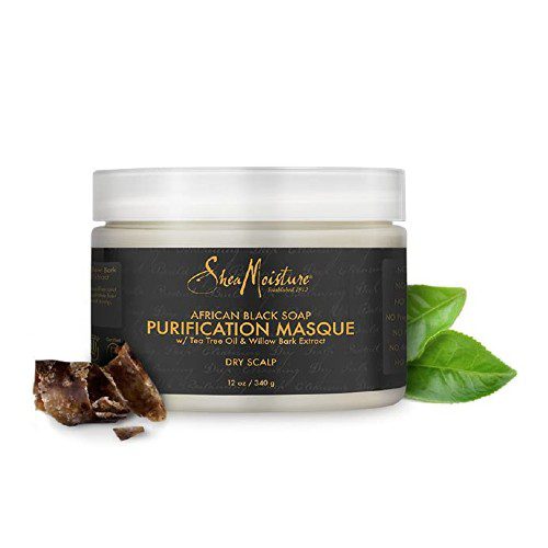 SHEA MOISTURE African Black Soap Purification Masque 12 fl oz - Beauty Fine