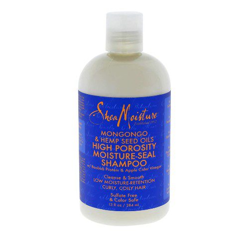 Shea Moisture Mongongo & Hemp Seed Oils High Porosity Moisture-Seal Shampoo - Beauty Fine