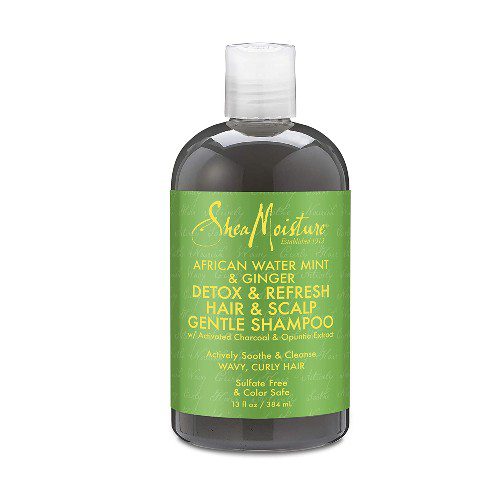 SheaMoisture African Water Mint Detox & Refresh Shampoo - Beauty Fine