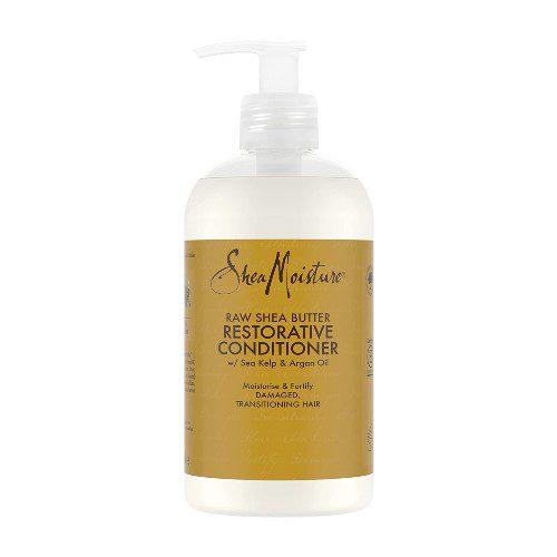SheaMoisture Raw Shea Butter no silicones or sulphates Restorative Conditioner for transitioning, damaged hair 384 ml - Beauty Fine