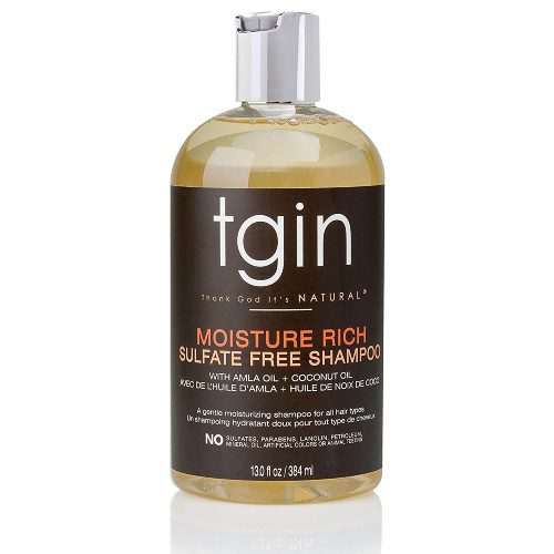 TGIN Moisture Rich Sulfate Free Shampoo With Amla Oil + Coconut Oil - Beauty Fine