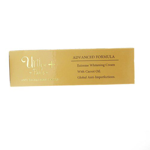 Unique+ Extreme Whitening Cream with Carrot Oil 50g - Beauty Fine