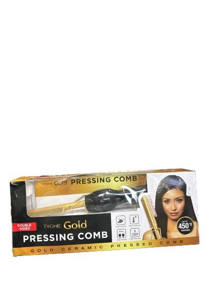 Peigne chauffant TYCHE Gold PRESSING COMB - Beauty Fine