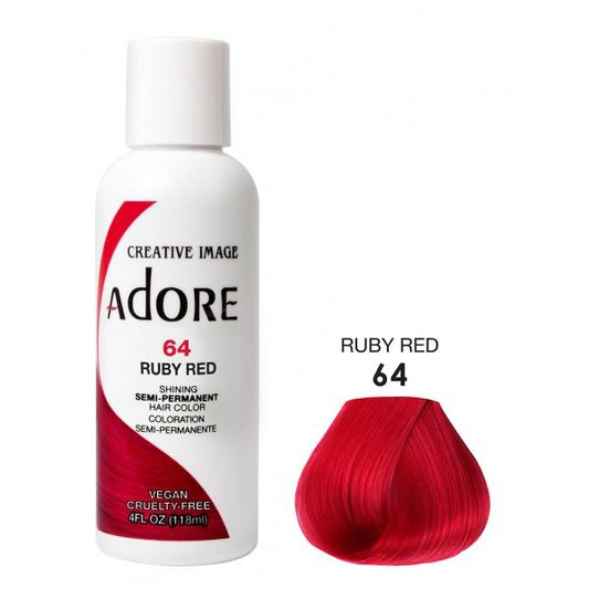 Adore Semi Permanent Hair - 64 Ruby Red - Beauty Fine