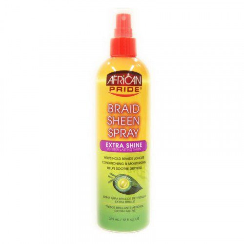 AFRICAN PRIDE EXTRA SHINE BRAID SHEEN SPRAY 355 ML - Beauty Fine