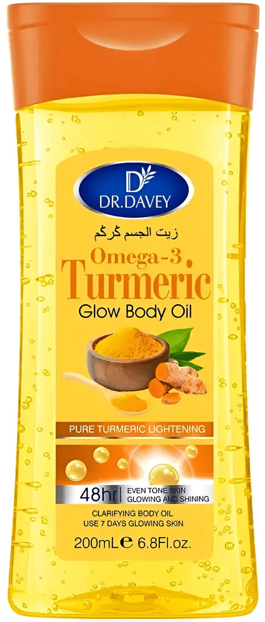 Dr Davey OMEGA3 TURMERIC GLOW BODY OIL - Beauty Fine