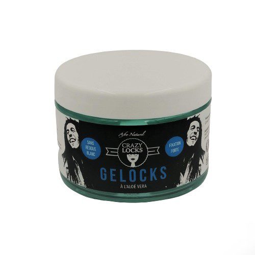 Afro Naturel Crazy Locks Gel Aloé Vera Gelocks Bleu 300ml - Beauty Fine