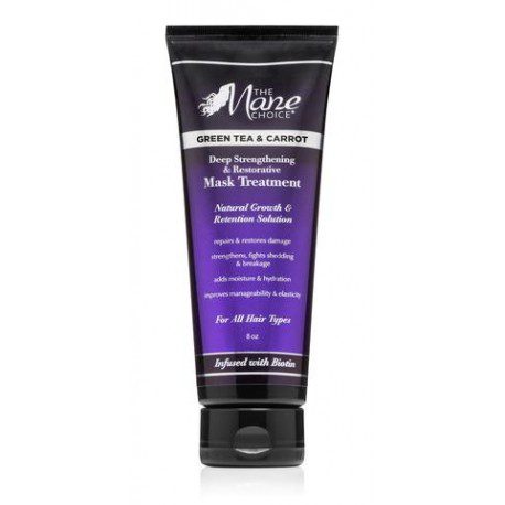 The Mane Choice | Green Tea & Carrot Deep Strengthening & Restorative Mask - Beauty Fine