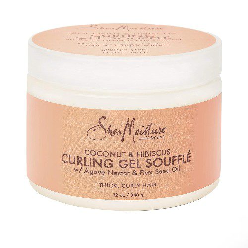 SheaMoisture Coconut & Hibiscus Curling Gel Souffle, 12 Ounce by Shea Moisture - Beauty Fine