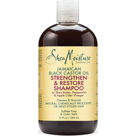 Shea Moisture Jamaican Black Castor Oil Strengthen & Restore Shampoo - Beauty Fine