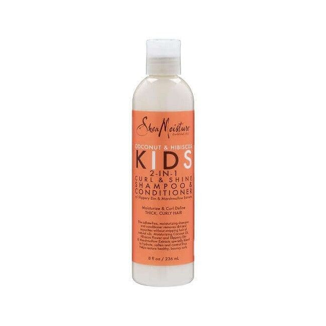 Shea Moisture - Coconut & Hibiscus KIDS - 2-In-1 Curl & Shine Shampoo & Conditioner - Beauty Fine
