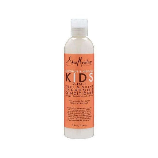 Shea Moisture - Coconut & Hibiscus KIDS - 2-In-1 Curl & Shine Shampoo & Conditioner - Beauty Fine