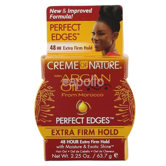 Creme Of Nature Argan Oil Perfect Edges -Extra Firm Hold 63.7g - Beauty Fine
